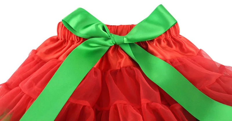 Юбка пачка с оборками для маленьких девочек Детские пышные шифоновые