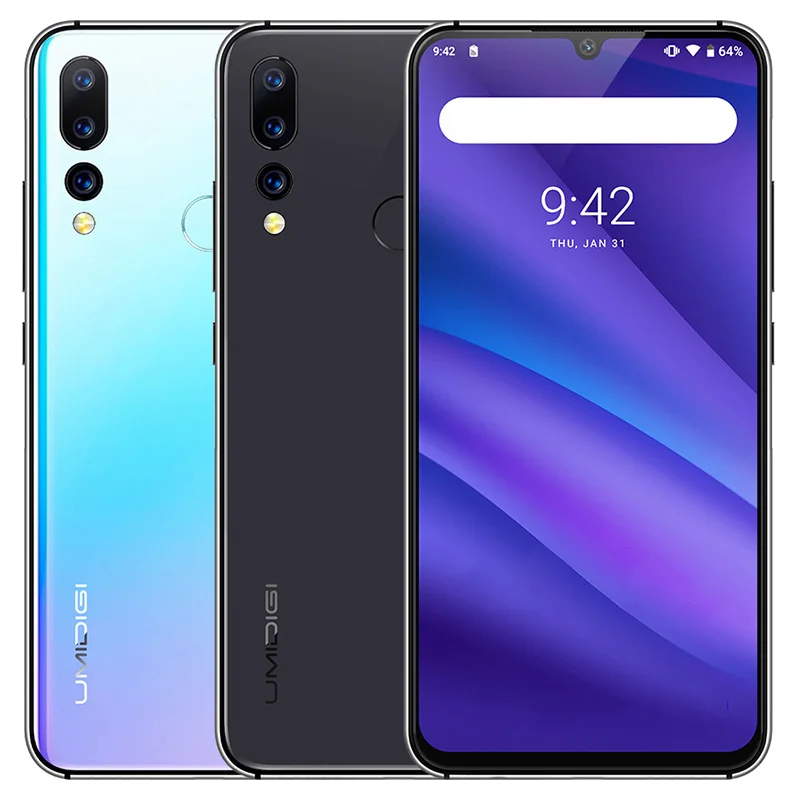 UMIDIGI A5 PRO 4G Phablet 6 3 дюймов Android 9 Helio P23 ARM Mali 4 Гб RAM 32 ГБ ROM 16 0 Мп + 8 МП 5 задняя камера