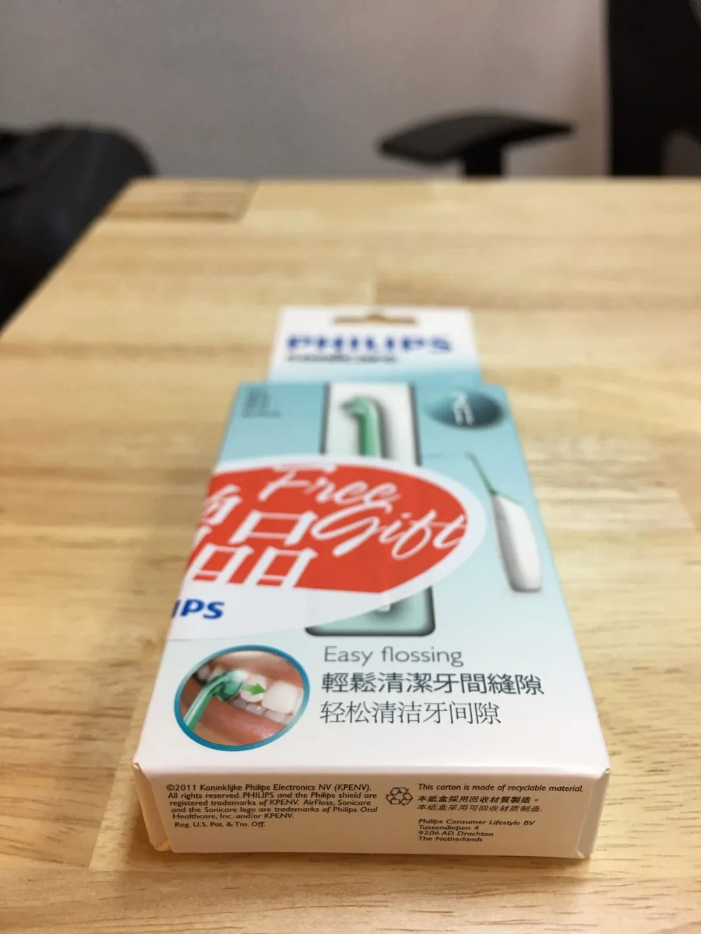 Philips подлинной зубная щетка HX8002 Airfloss сменные насадки 2 пакет межзубный ёршик