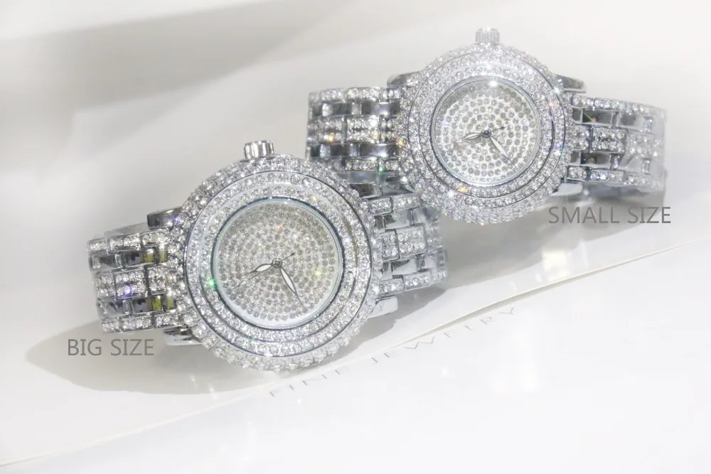 Сверкающие Стразы BS роскошные стальные кварцевые часы женские наручные под