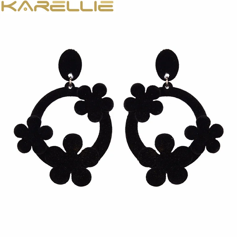 Karellie новые серьги цветок Богемный себе мотаться Висячие Для женщин оптовая