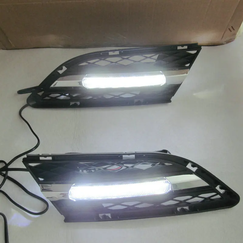 1 пара DRL для BMW E90 3 серии 328i 320i 325i 330i 2010 2011 2012 LED дневные ходовые огни Дневные