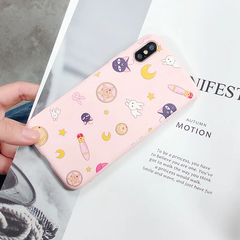 Волшебная карта для мобильного телефона iPhone Xs XR Max оболочка iPhone6s 7 8 Plus мультяшная