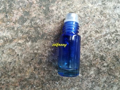 300 шт./лот Золотая крышка 5 мл градиент толстое стекло рулон на бутылке пустые