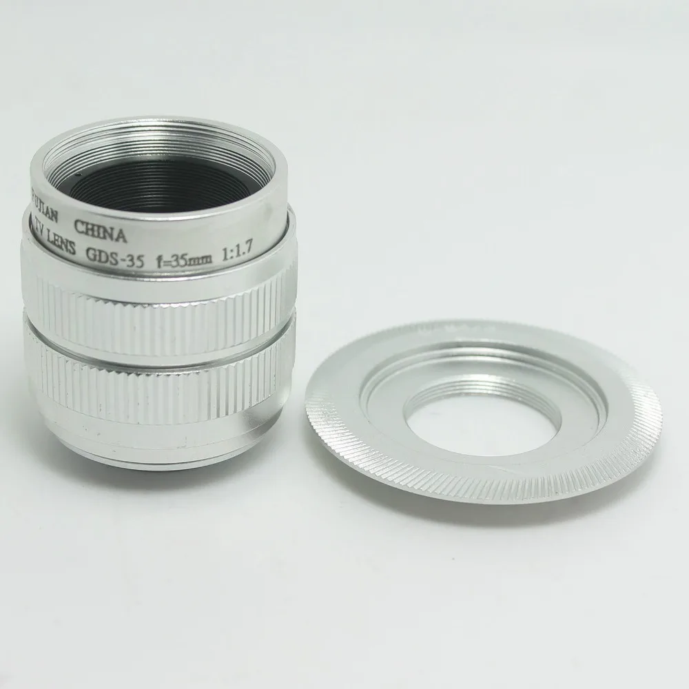 CCTV 35 мм f1.7 кольцо для объектива Fuji Fujifilm X A2 A1 T1 T2 T10 T20 E1/S E2 1M/2 Pro1/T 100F MOUNT|cctv 35mm|35mm f1.735mm