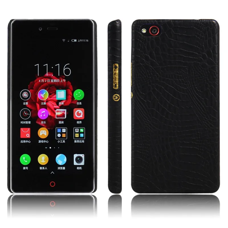 Чехол для телефона ZTE Nubia Z9 Mini роскошный защитный чехол из крокодиловой кожи