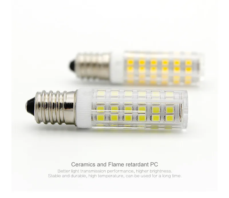 Без мерцания затемнения Керамика светодиодный G4 светильник G9 E14 лампы 220V AC DC 12V 3