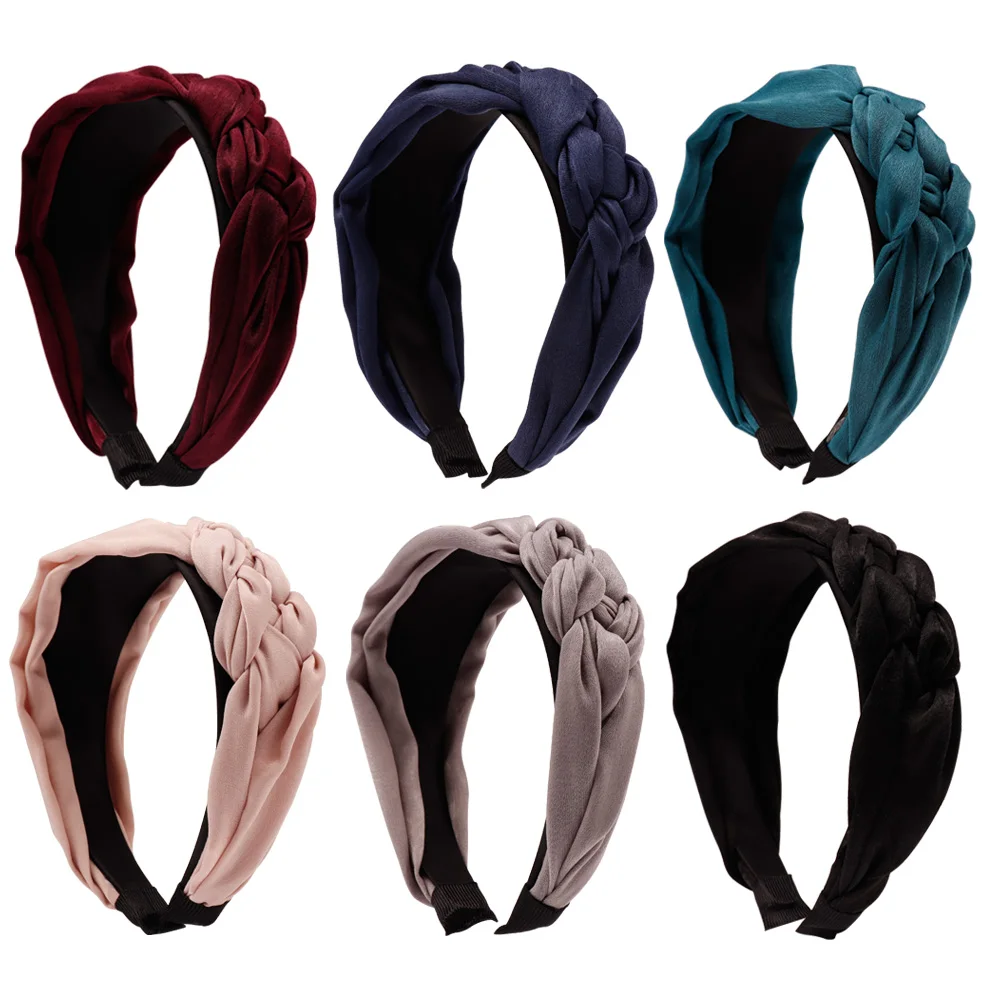 Повязка для волос в стиле Бохо девочек милый Плетеный бандаж на голову из