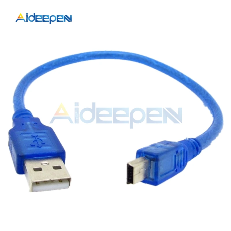 Micro USB Mini 2 0 штекер A к Micro/Mini B5 штырьковый кабель 30 см высокоскоростной шнур для