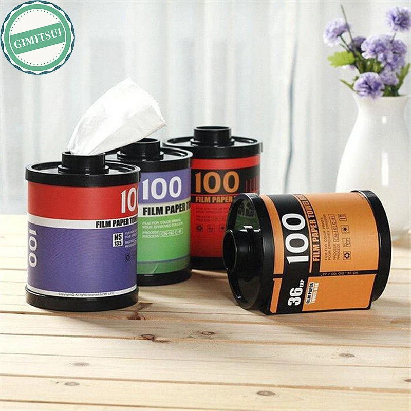 Классический Фото Плёнки ткани Бумага Полотенца Box держатель Контейнер