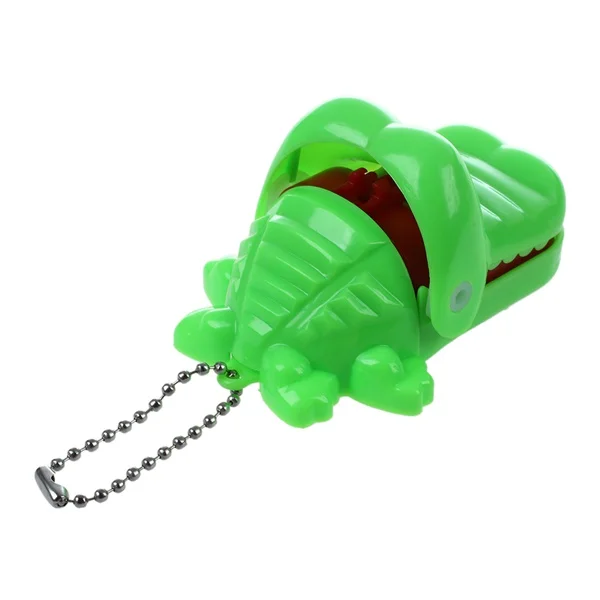 ABWE Новая игрушка крокодил стоматолога укуса с брелком зеленый|crocodile dentist|toy