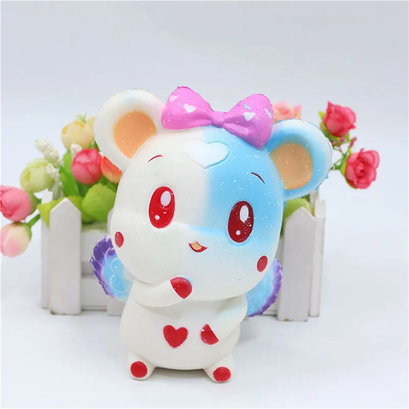 Сжимаемые очаровательные Мультяшные зайчики медленно растущие фрукты