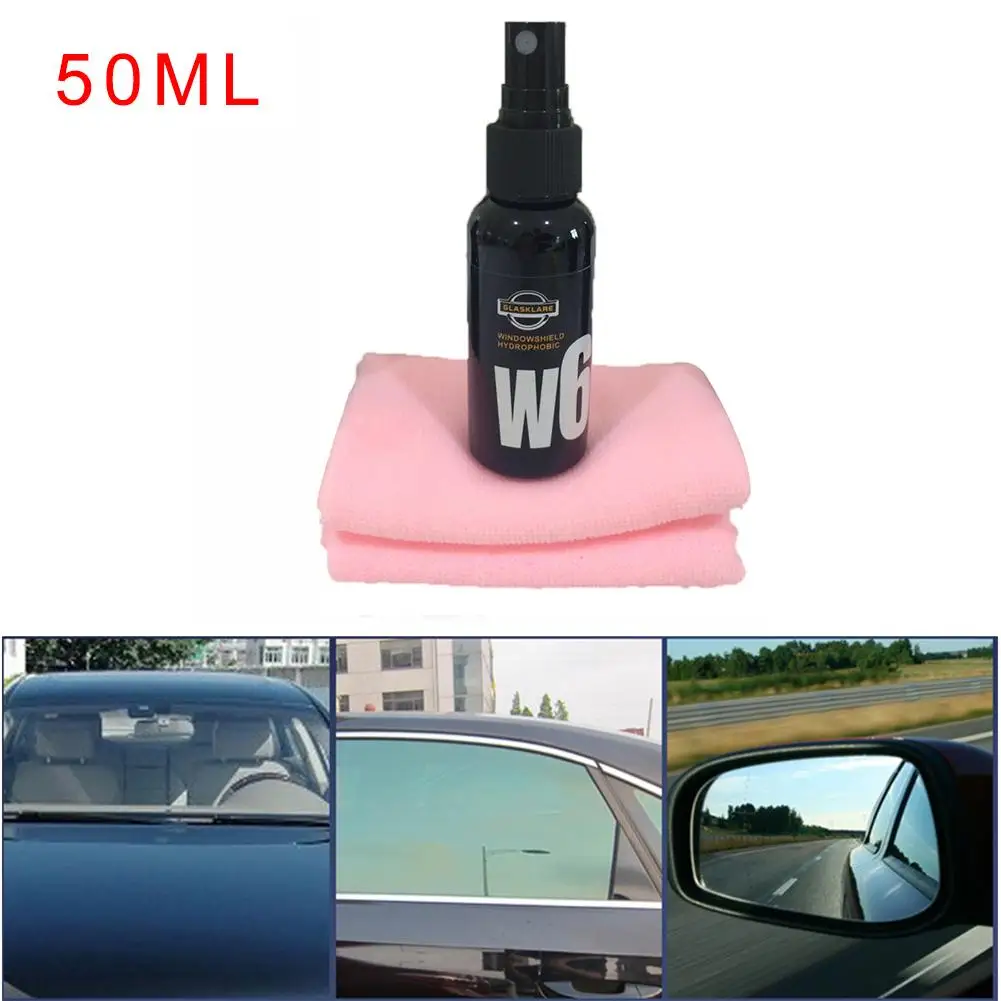 50ml Car Windshield Glass Nano Hydrophobic Coating Waterproof Agent Multifunctional Auto Rearview Mirror Film | Автомобили и