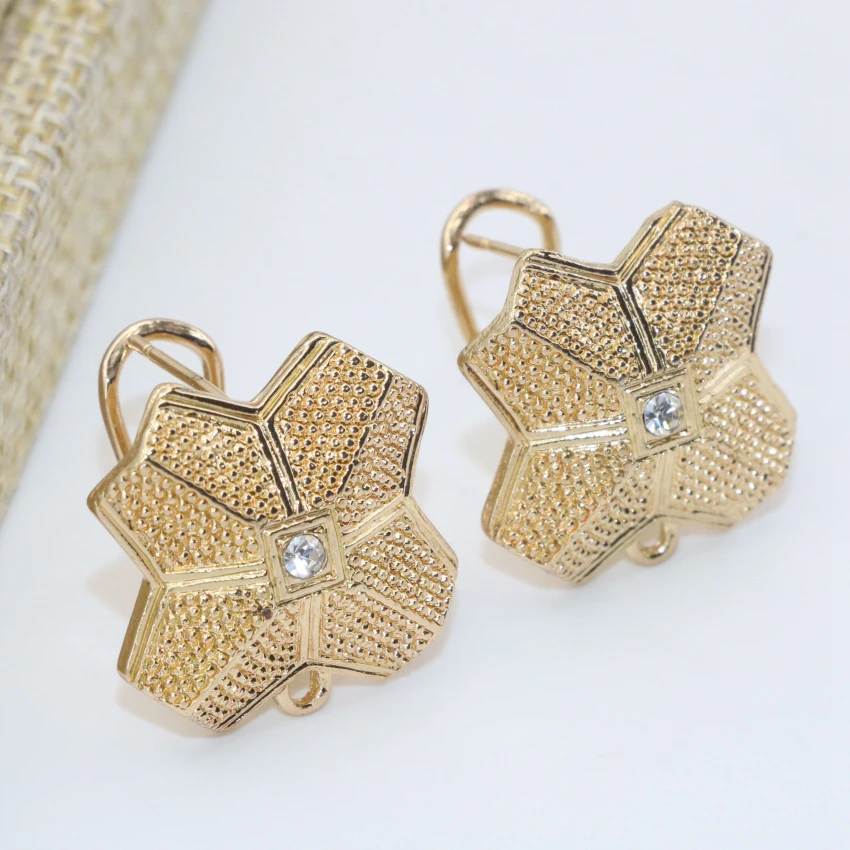 Женские серьги-гвоздики золотого цвета матовые серьги 20 мм ювелирные изделия с