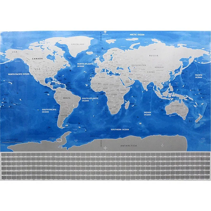 Карта для путешествий 82 5x59 5 см карта из золотой фольги школы офиса TW666 |