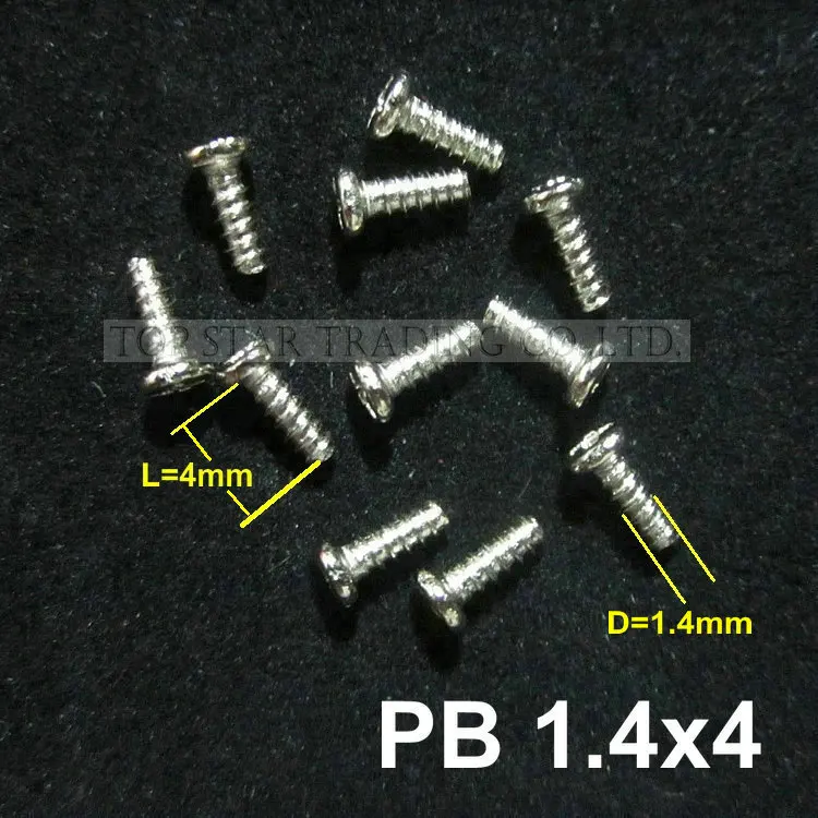 (100 шт./лот) Бесплатная доставка Маленькая саморезная головка с плоским хвостом