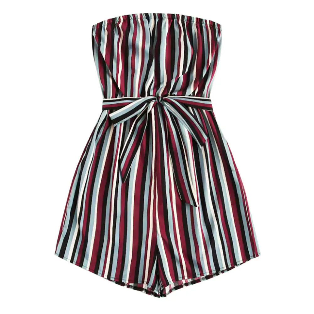 Новый Модный комбинезон Для женщин сексуальный короткий Повседневное с открытой