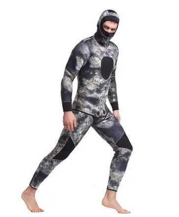 3 мм неопреновый Камуфляжный гидрокостюм для подводной охоты фотосессия водных