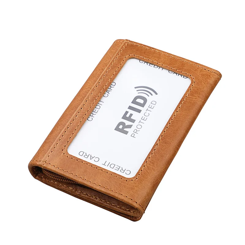 Держатель для Карт Rfid кошелек 2018 Европейский Бизнес Для мужчин карты протектор