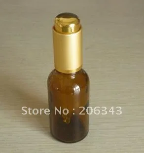 10 мл коричневая/зеленая/синяя бутылка с goldd пресс насосом стеклянная капельница