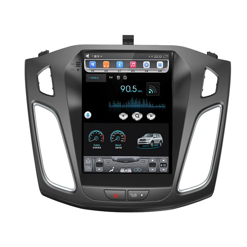 HD 10 4 дюймов IPS Android Восьмиядерный 2 Гб RAM + 32 ГБ ROM автомобильный DVD плеер для Ford Focus 3