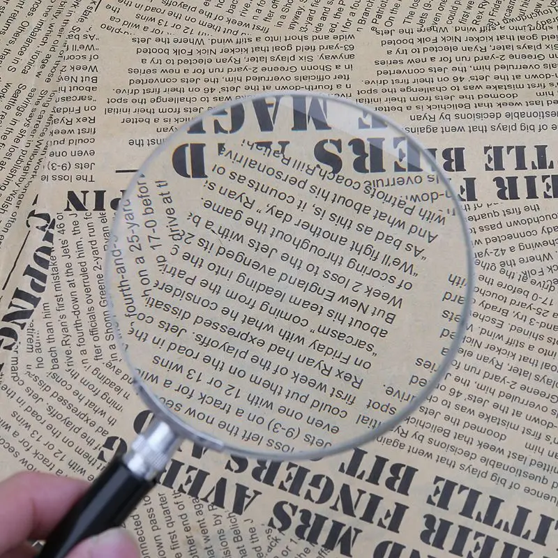 

Portable Magnifying Glass Handheld Magnifier High Definition Reading Eye Loupe