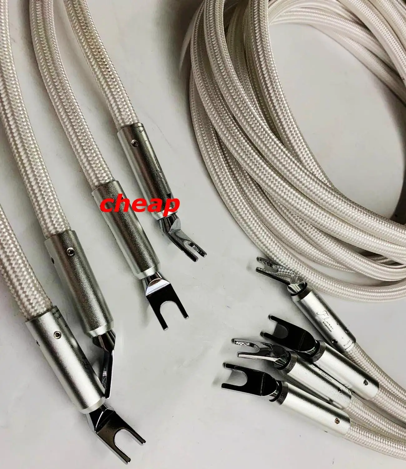 Высококачественный кабель для динамика Demark серебристо-серый | Электроника