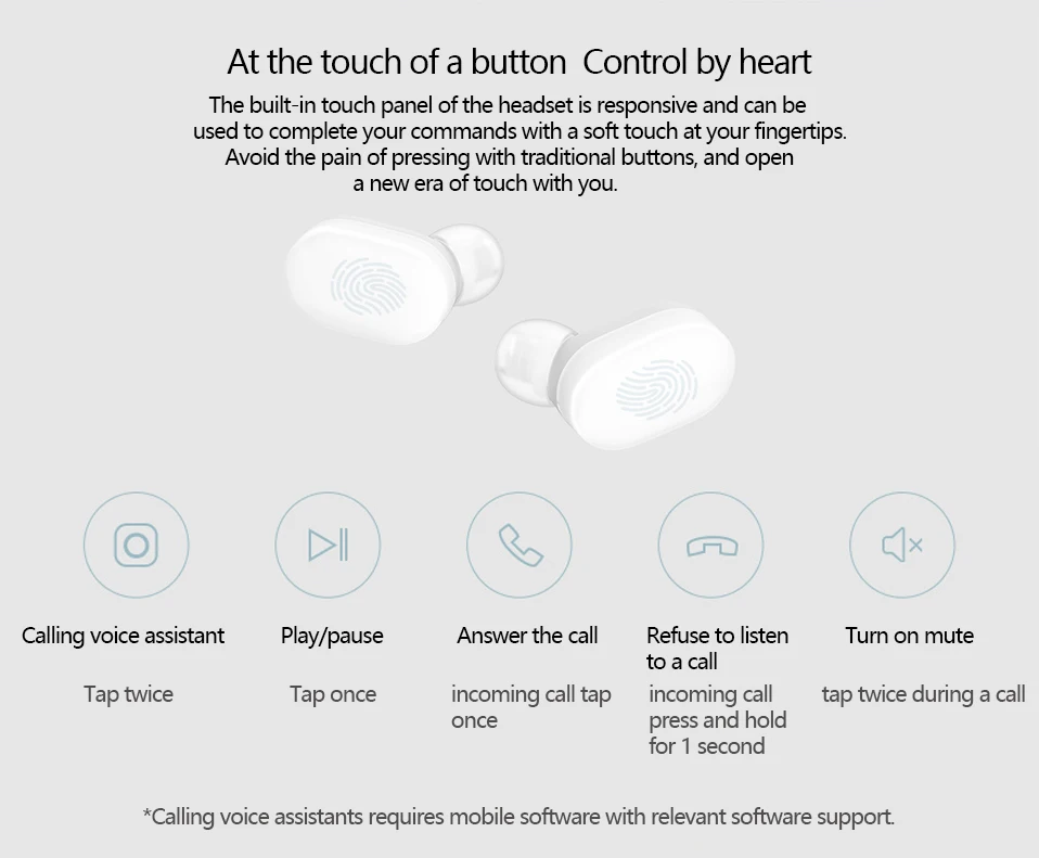 Xiaomi TWS AirDots bluetooth наушники Молодежная версия стерео Бас BT 5,0 наушники с микрофоном свободные Наушники управление AI