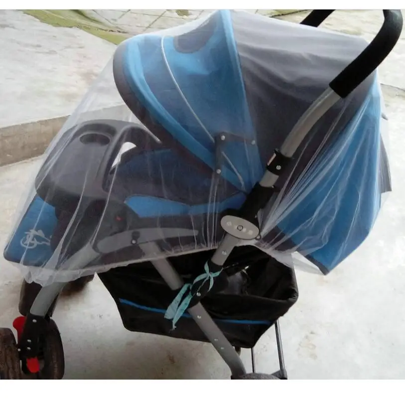 Летняя безопасная детская коляска полное покрытие от насекомых москитная сетка