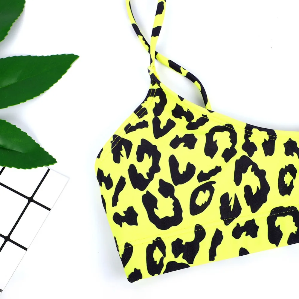 Новинка 2019 сексуальный комплект бикини леопардовый купальник с высокой талией