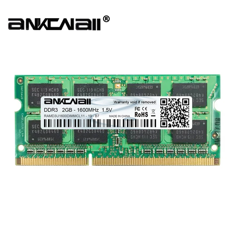 Новый DDR3L 2 ГБ/4 ГБ/8G Оперативная память 1600 МГц PC3L 12800S портативных ПК Память DIMM 240