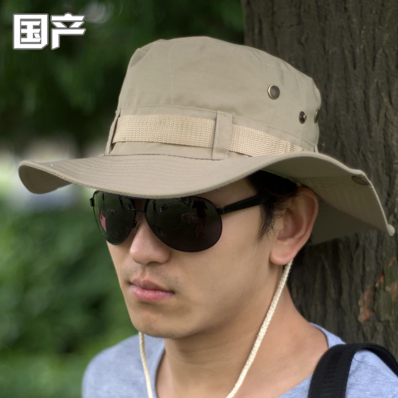 2014 new real floppy hat summer male outdoor round for cap sunbonnet anti-uv fishing hiking the babsbergs nepalese sun | Тематическая