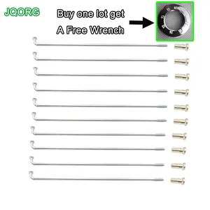 Спицы для электровелосипеда JQORG, спицы для электровелосипеда, 12 г, диаметр 2,6 мм, стальной материал, 45 #