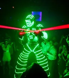 Светодиодный робот kryoman ходунки одежда танцевальное платье для выступлений на