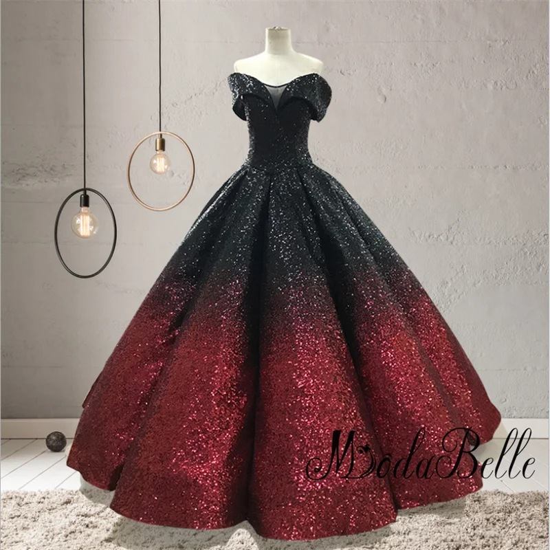 Modabelle/Вечерние платья золотистого цвета с блестками и вырезом лодочкой роскошное