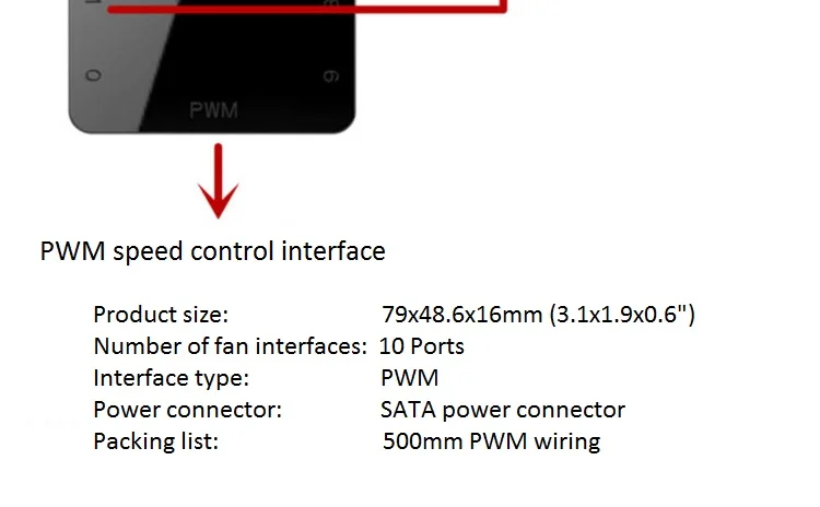 Cooler Master 1 до 10 4PIN SATA PWM чехол для кулера процессора вентилятор охлаждения кабель концентратор сплиттер адаптер Магнит адсорбции