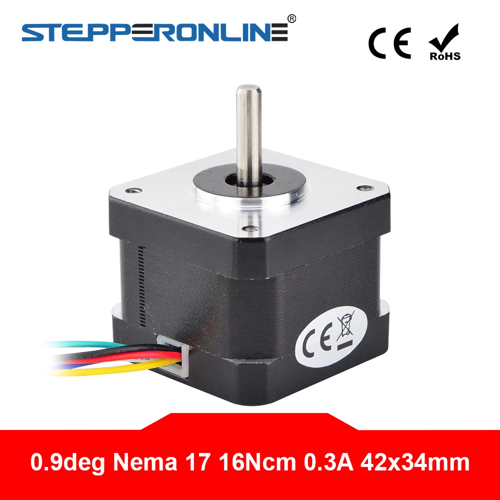 nema 22.7 deg unipolar 16ncm oz.in 031a 42x42x34 mm chumbo nema17  para impressora 3d cnc Motor de passo