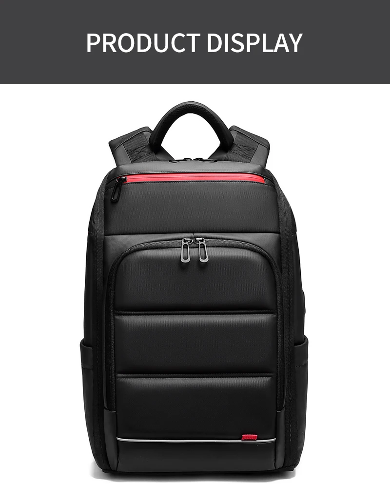 15,6 дюймовый рюкзак для ноутбука, деловая мужская сумка Mochila, рюкзак для путешествий с usb-зарядкой, водоотталкивающий функциональный рюкзак a0003