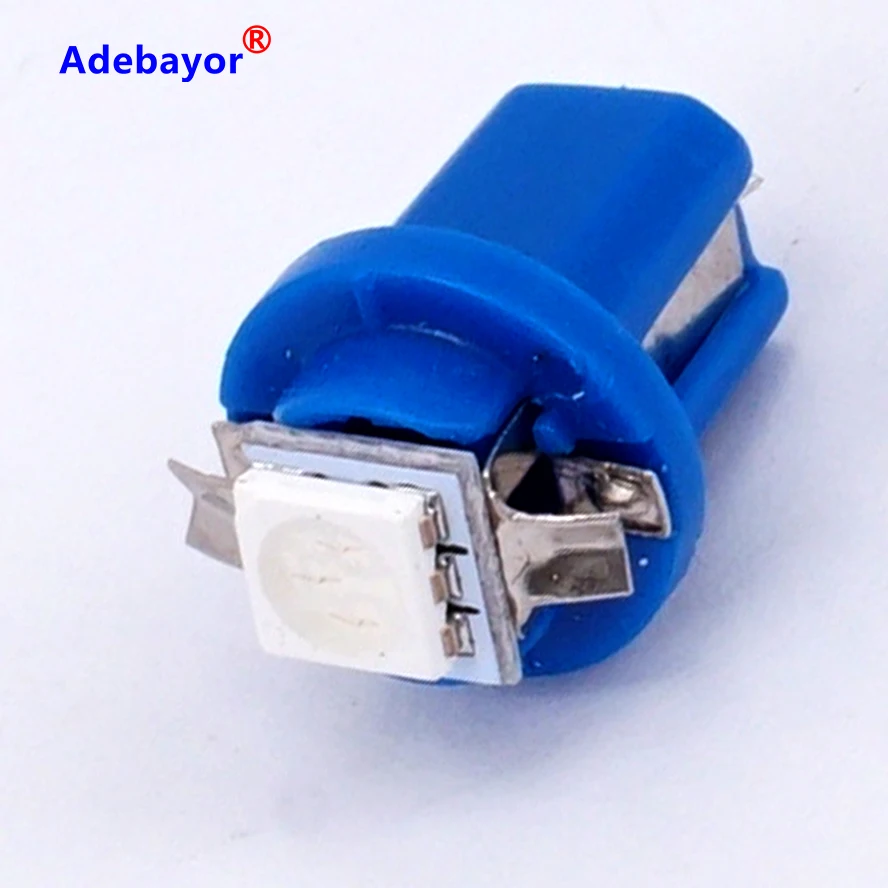 500 шт. T5 B8.5D 5050 1led smd лампа Автомобильный датчик Speedo Dash приборной панели светильник