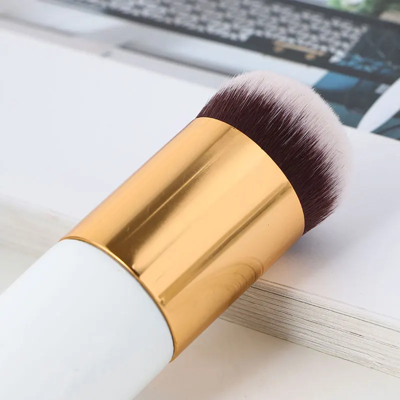 MECOLOR high quality synthetic hair Foundation Brush face BB Cream Makeup Brushes Cosmetic Make-up beauty tools | Красота и здоровье