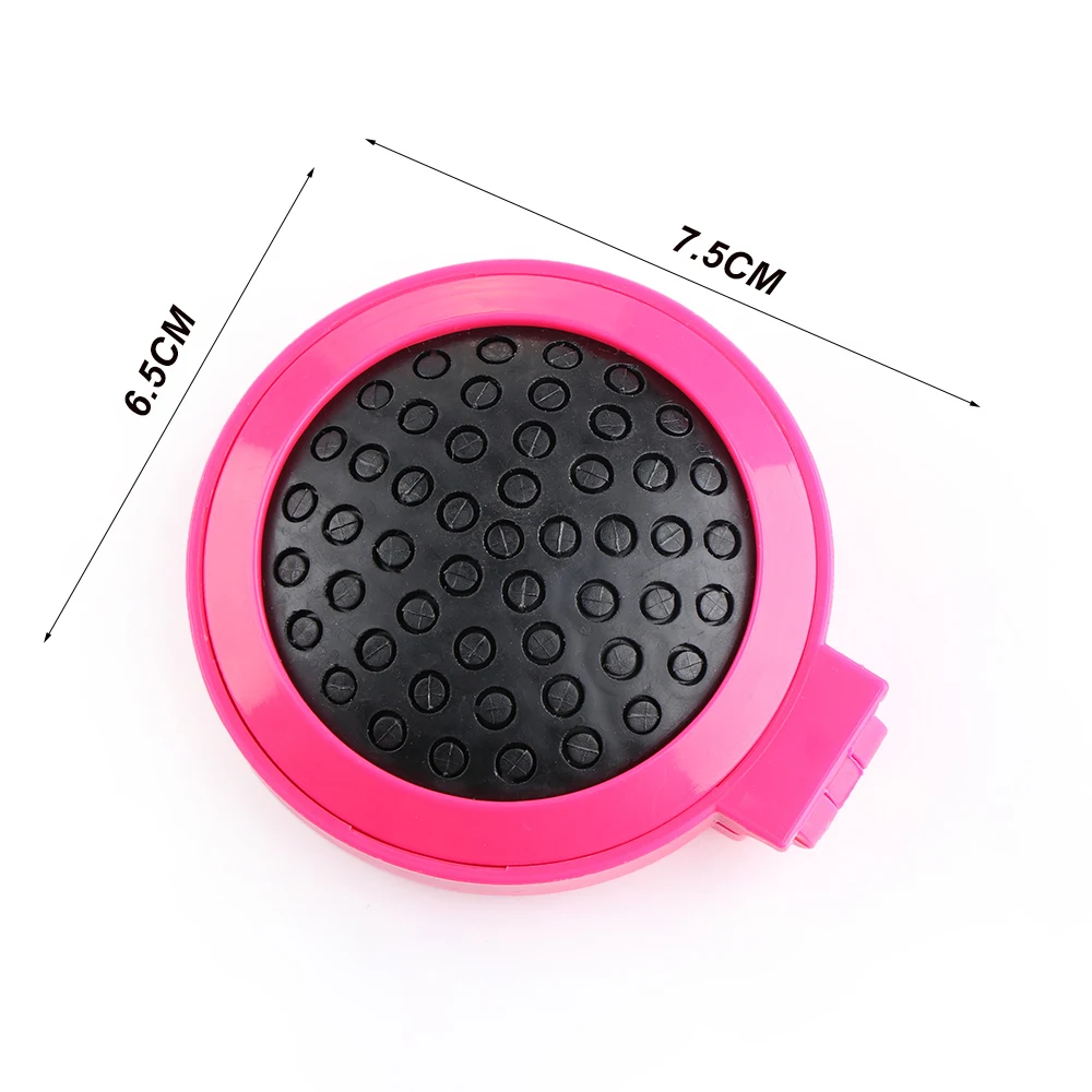 Складная Щетка для волос с зеркалом компактный карманный размер дорожная