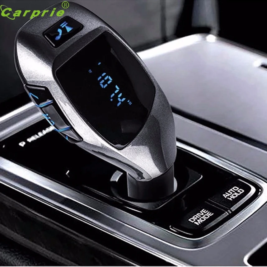 Беспроводной Bluetooth ЖК MP3-плеер автомобильный комплект SD MMC USB FM передатчик