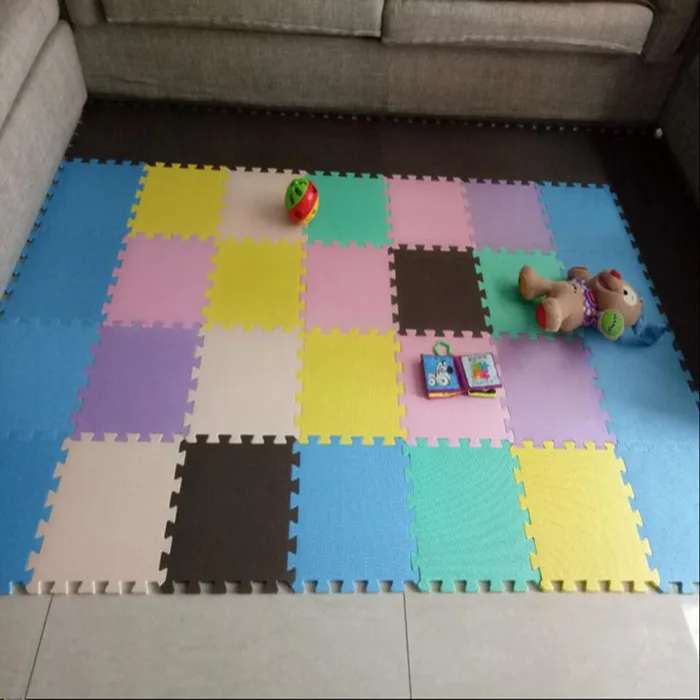 Детские EVA пены Блокировка Упражнения Тренажерный зал пол играть коврики