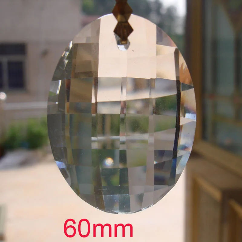 Прозрачная подвесная люстра 10 шт. 60 мм французская подвеска Кристальное