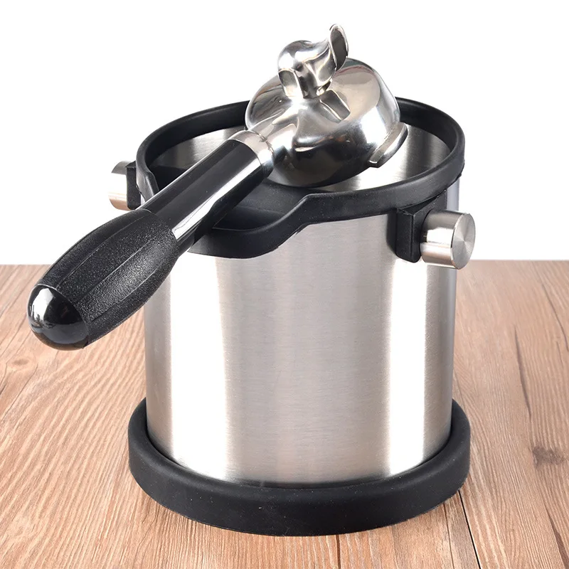 Противоскользящий ящик для кофе эспрессо из нержавеющей стали АБС контейнер