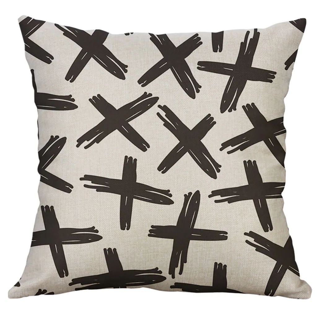 Подушка высокого качества 2019 простая льняная креативная Милая удобные подушки