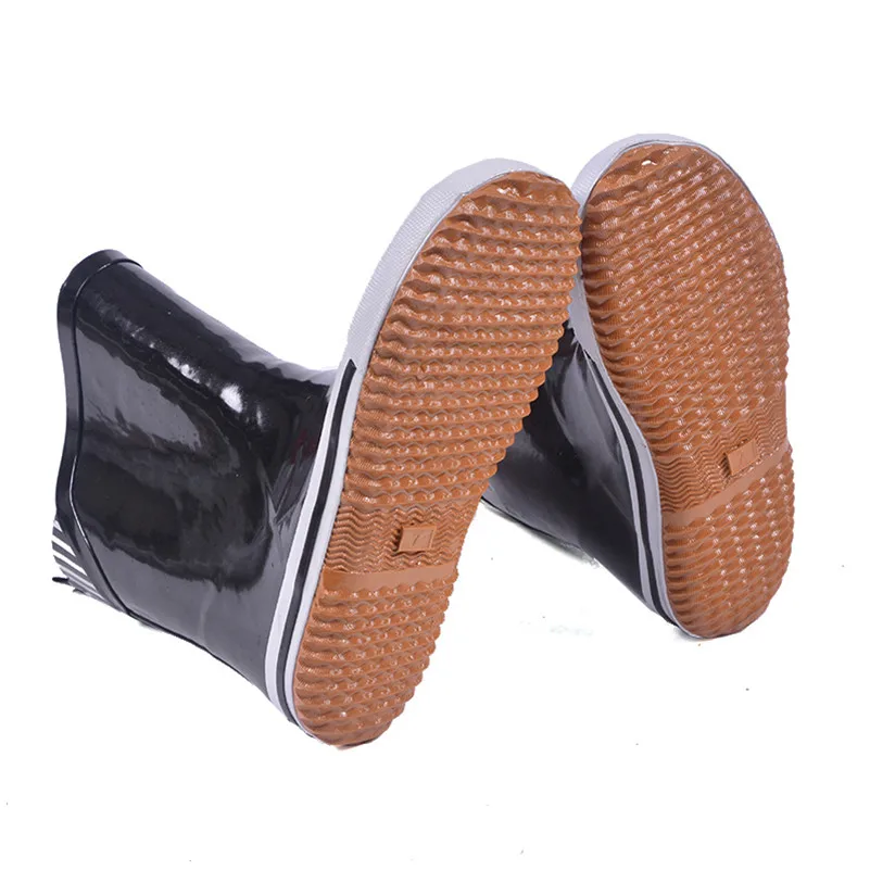 2017 Новый Теплый Дождь Сапоги для Женщин Дамы Середины икры Мода ПВХ Зимние