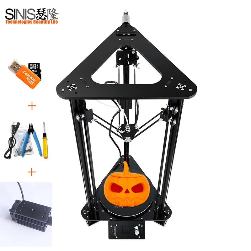 Аппарат для лазерной порезки Delta 3D принтеры DIY Kit с автоматическим нити 32 битный