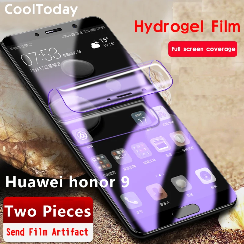COOLTODAY гидрогель пленка для huawei Honor 9 v9 Экран протектор | Мобильные телефоны и