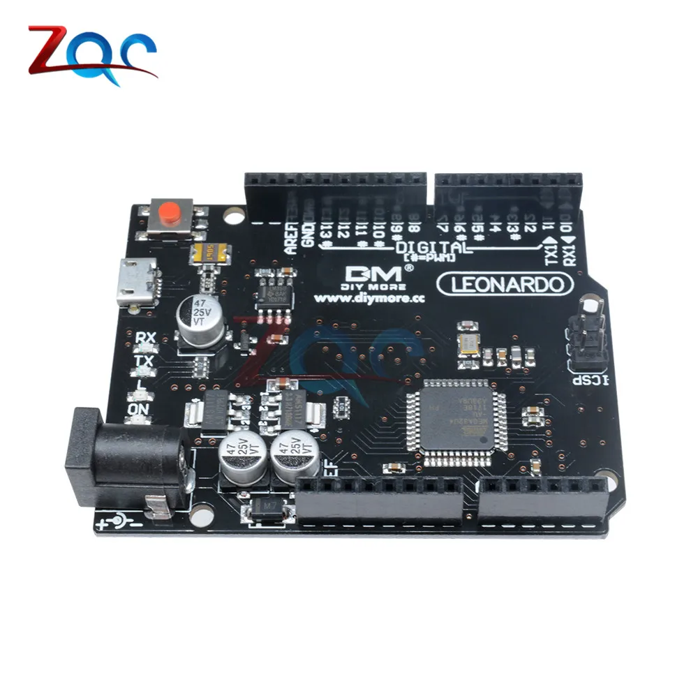 ATMEGA32U4 ATMEGA32U4-AU Leonardo R3 модуль для Arduino макетная плата Pro Micro USB 3 В 5 в 16 МГц PWM канальный